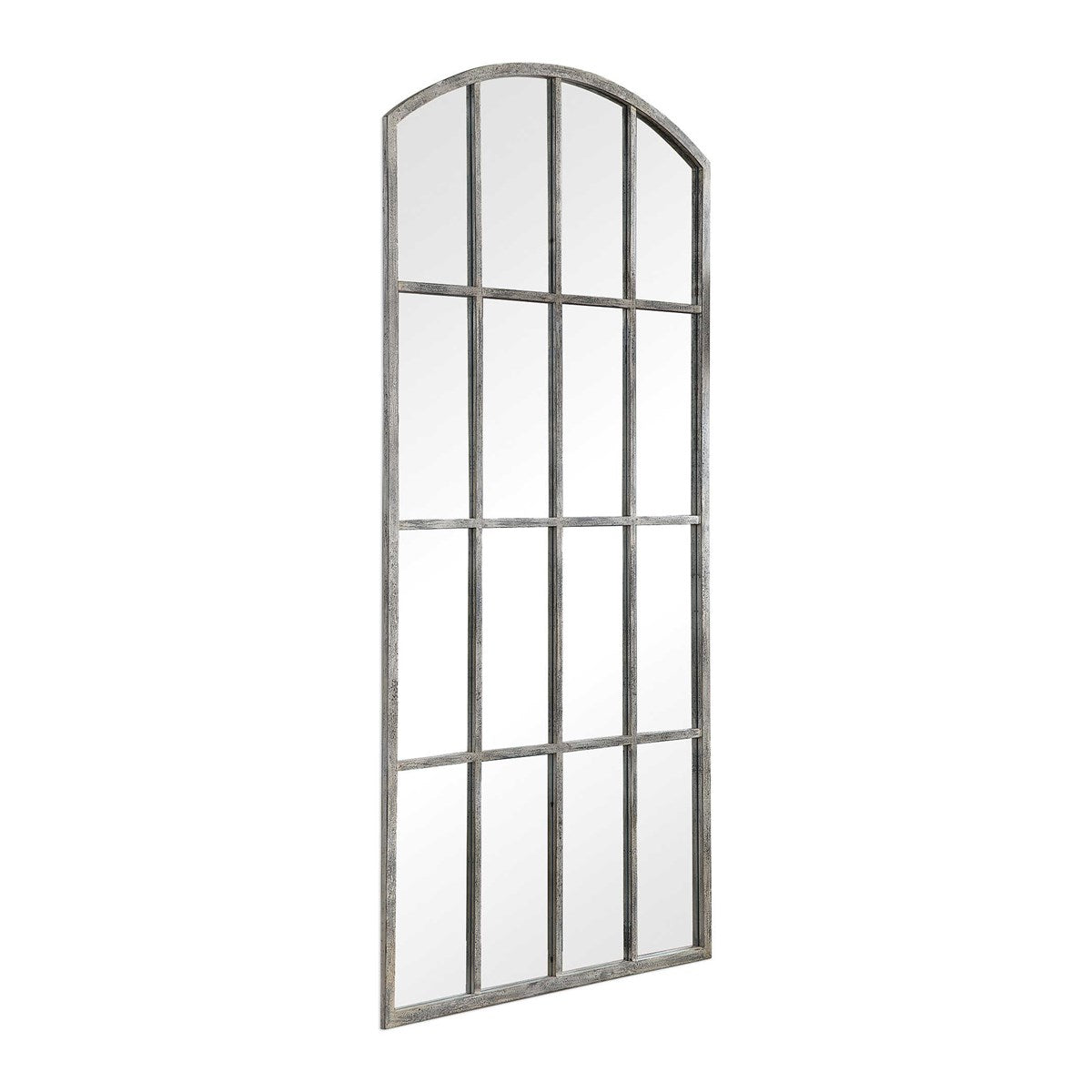 Amiel Large Arch Mirror - White Wash