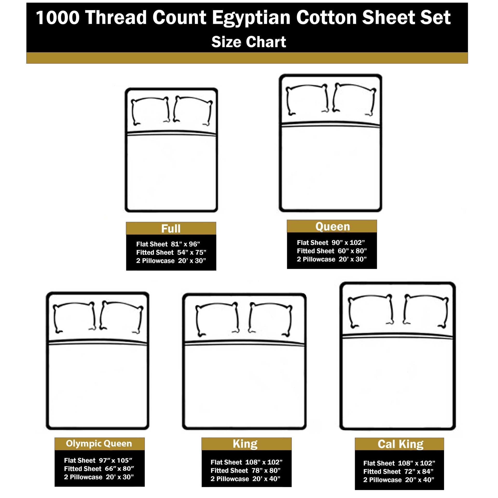 Superior Egyptian Cotton 1000 Thread Count Deep Pocket Solid Sheet Set