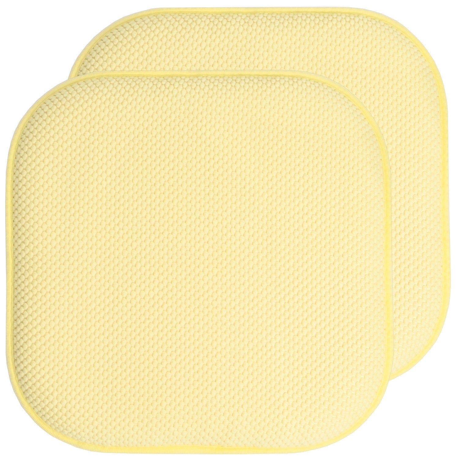 16-in. Square Non-slip Memory Foam Seat Cushions (2 OR 4) - 16 X 16