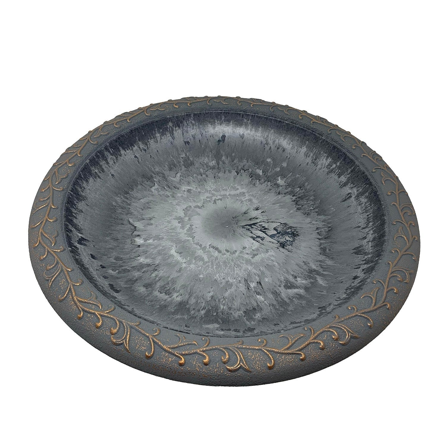19 Dia Fiber Clay Birdbath Tops