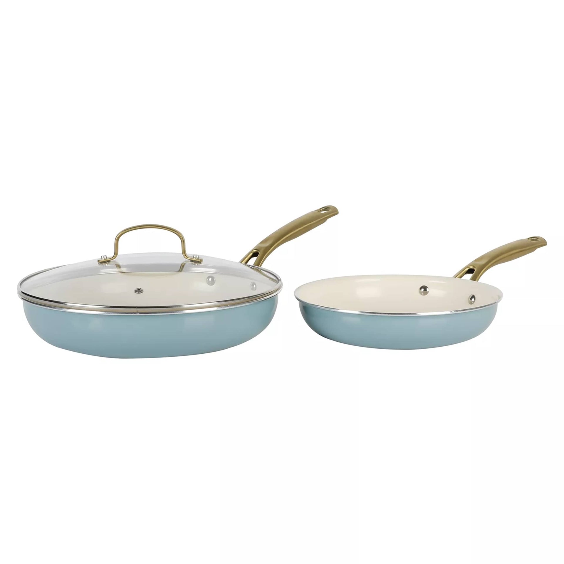 3 Piece Ceramic Nonstick Aluminum Frying Pans