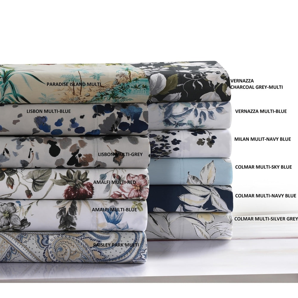 300 Thread Count Cotton Ultra-Soft Printed Pillowcases (Set of 2)