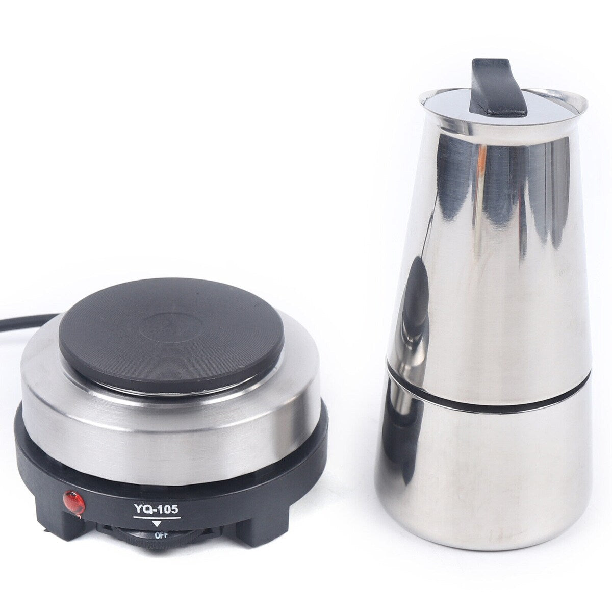 300ml Stainless Moka Coffee Maker Pot