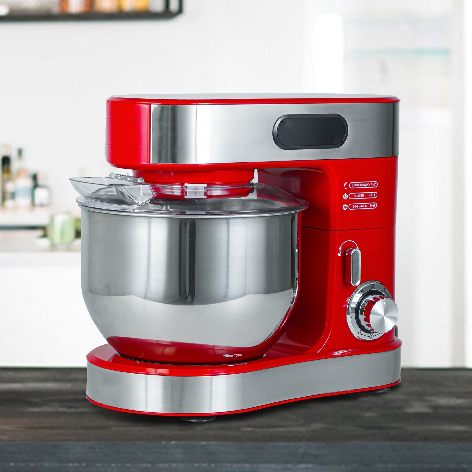 5.5-Quart Modern 6 Speeds Tilt-Head Kitchen Stand Mixer