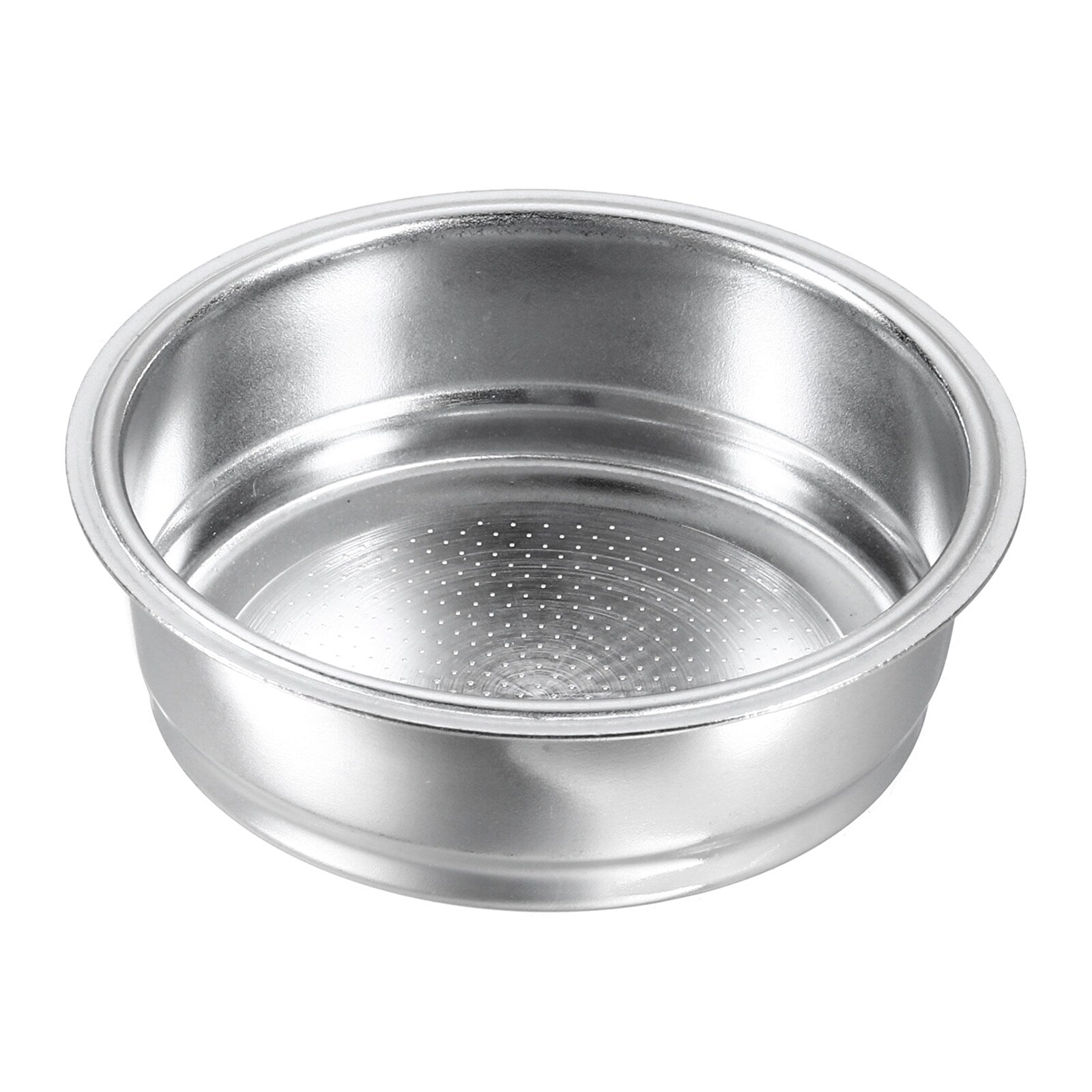51mm Coffee Filter Basket, 1-Cup Stainless Steel Espresso Coffee Machine Bowl - Silver