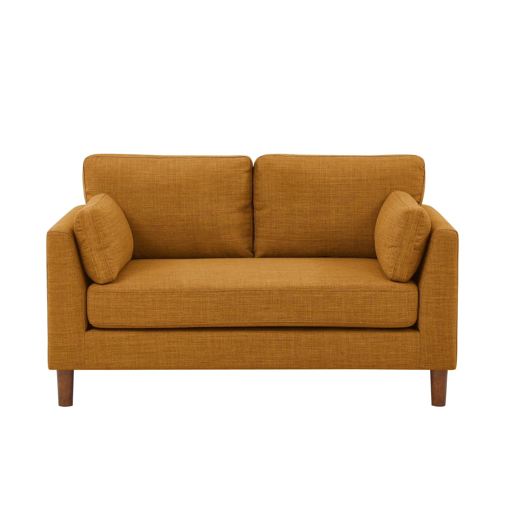 57 Fabric Loveseat with Wood Legs - 34 D x 57 W x 33.5 H
