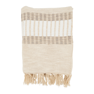 50x60 Woven Striped Throw