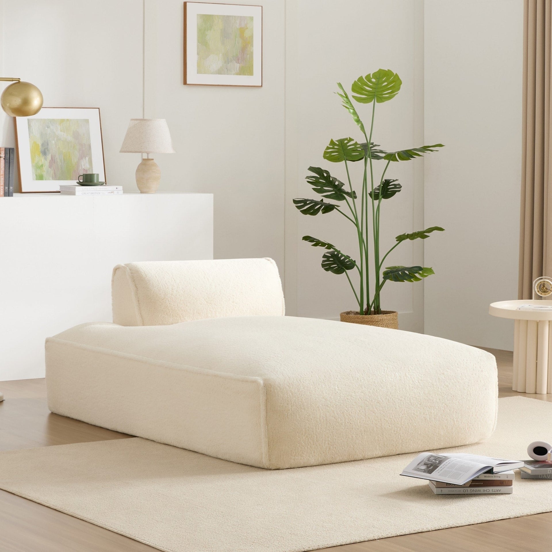 72 Oversized Modular Sofa Compressed Spacious Foam-Filled Sofa Bed