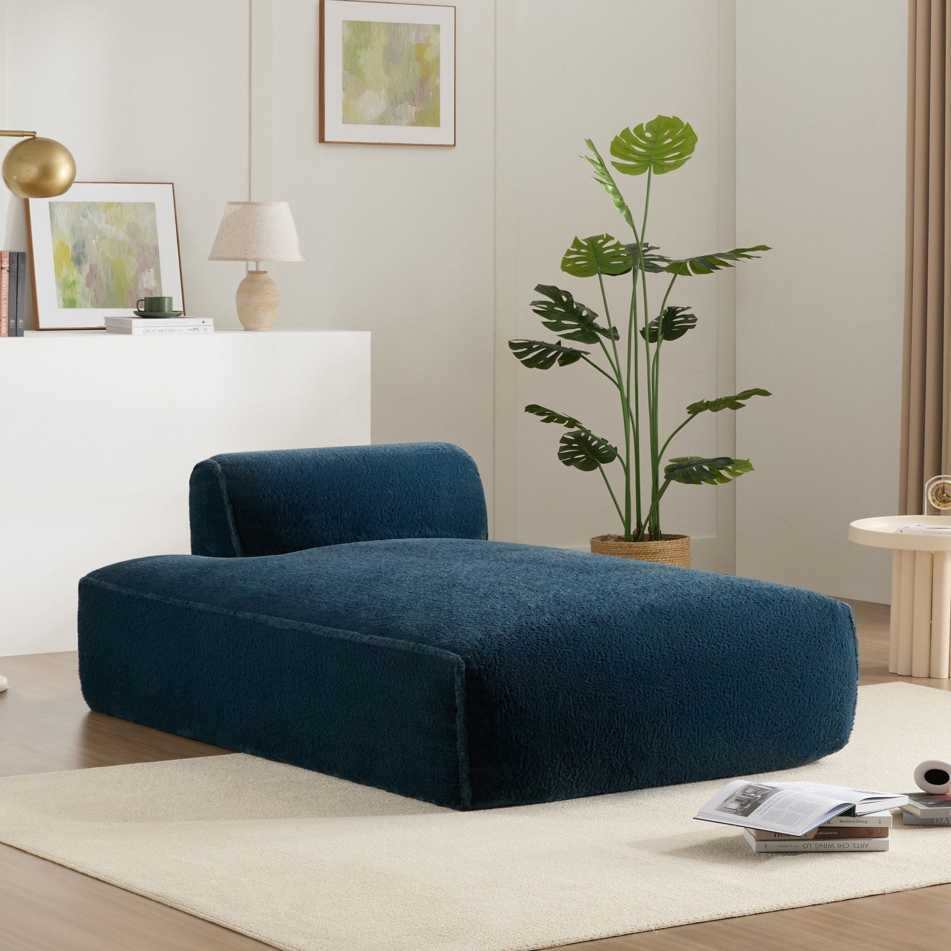 72 Oversized Modular Sofa Compressed Spacious Foam-Filled Sofa Bed