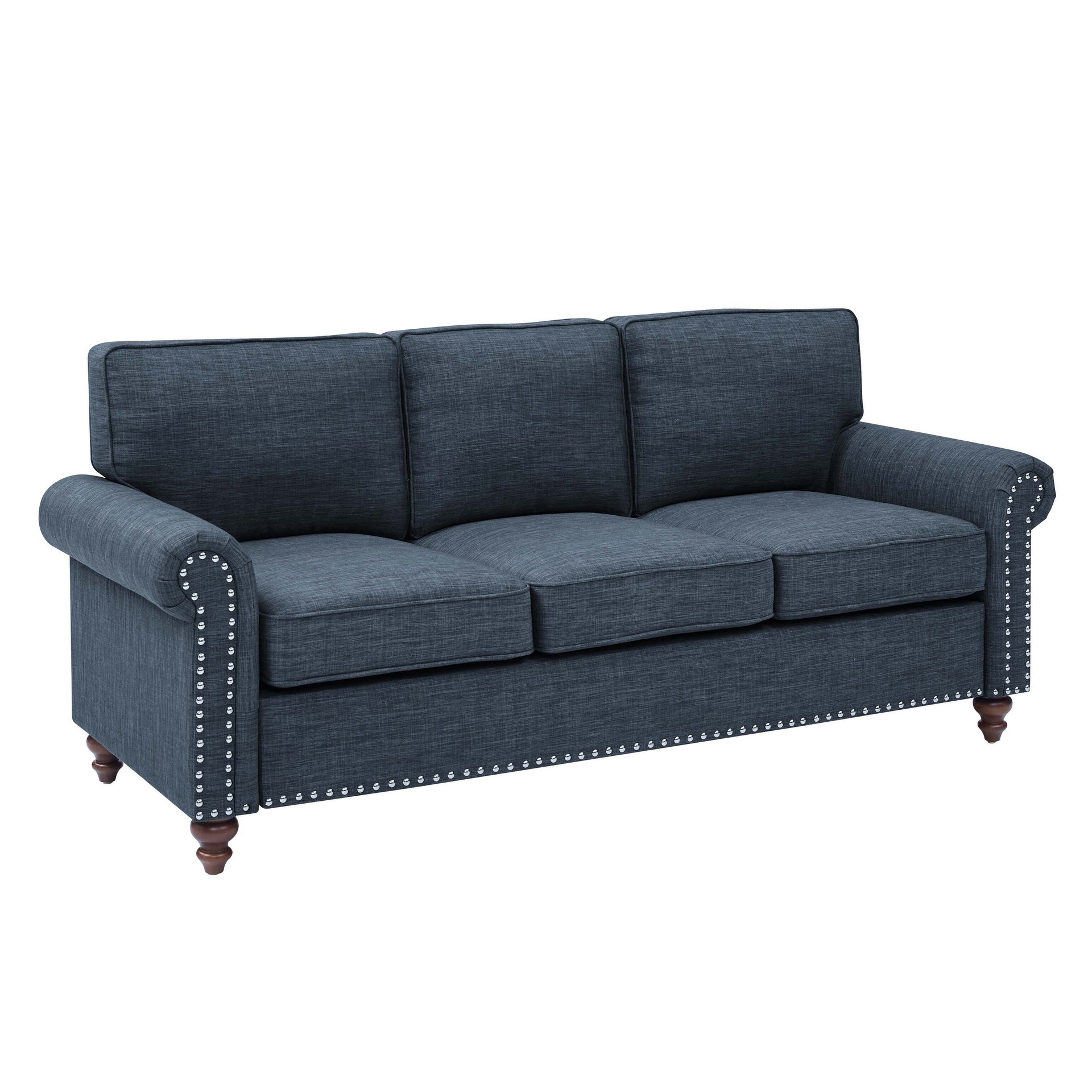 78 Harbor Linen Blend Sofa - 30.5 D x 78 W x 35 H