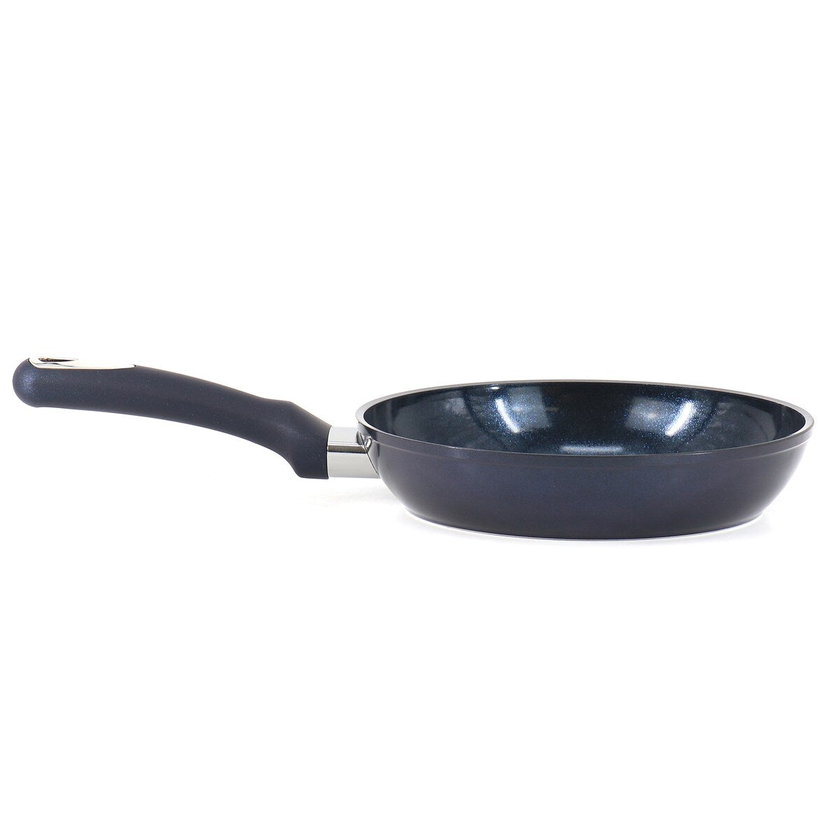8 Inch Ceramic Nonstick Aluminum Frying Pan in Dark Blue