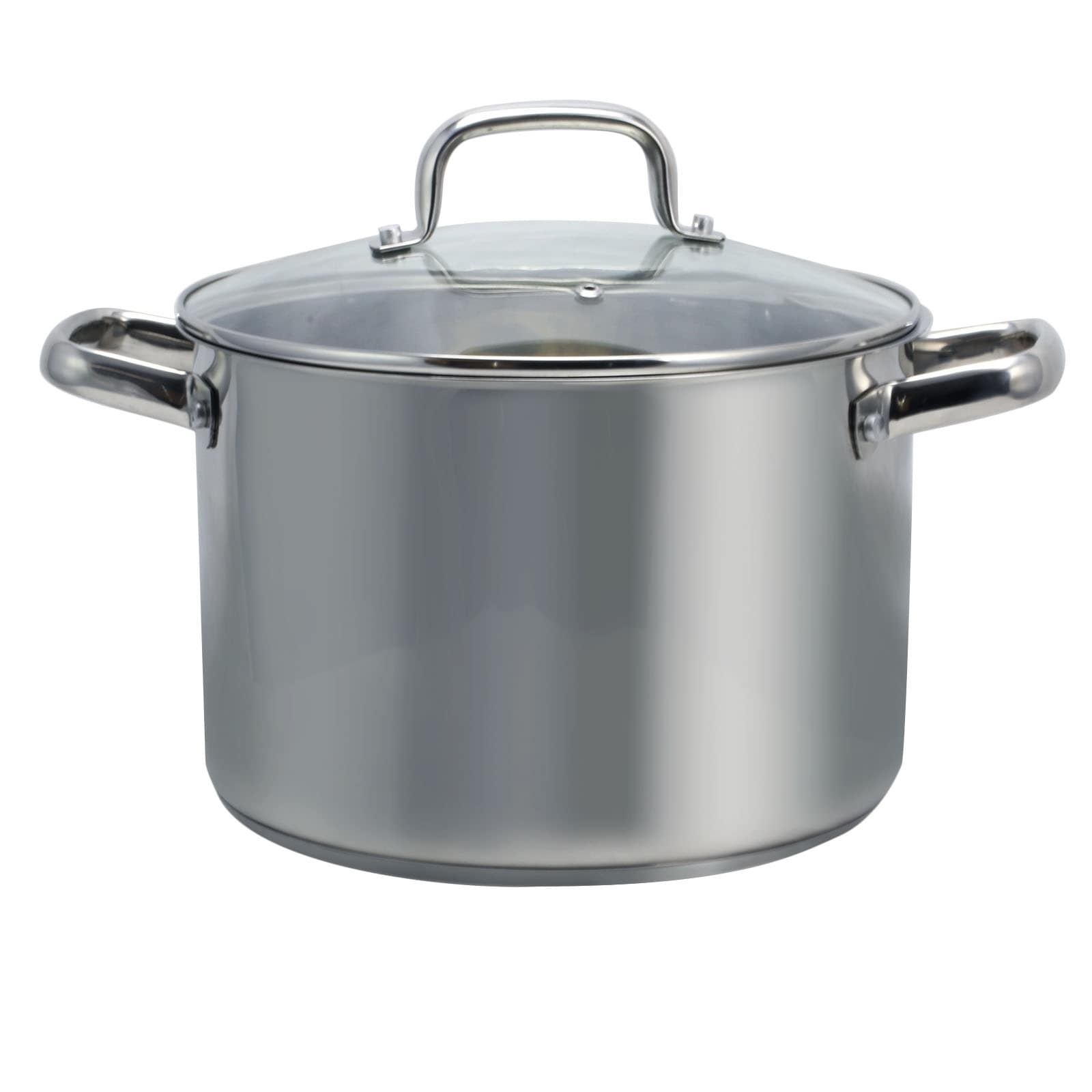 8 Quart Stock Pot with Tempered Glass Lid