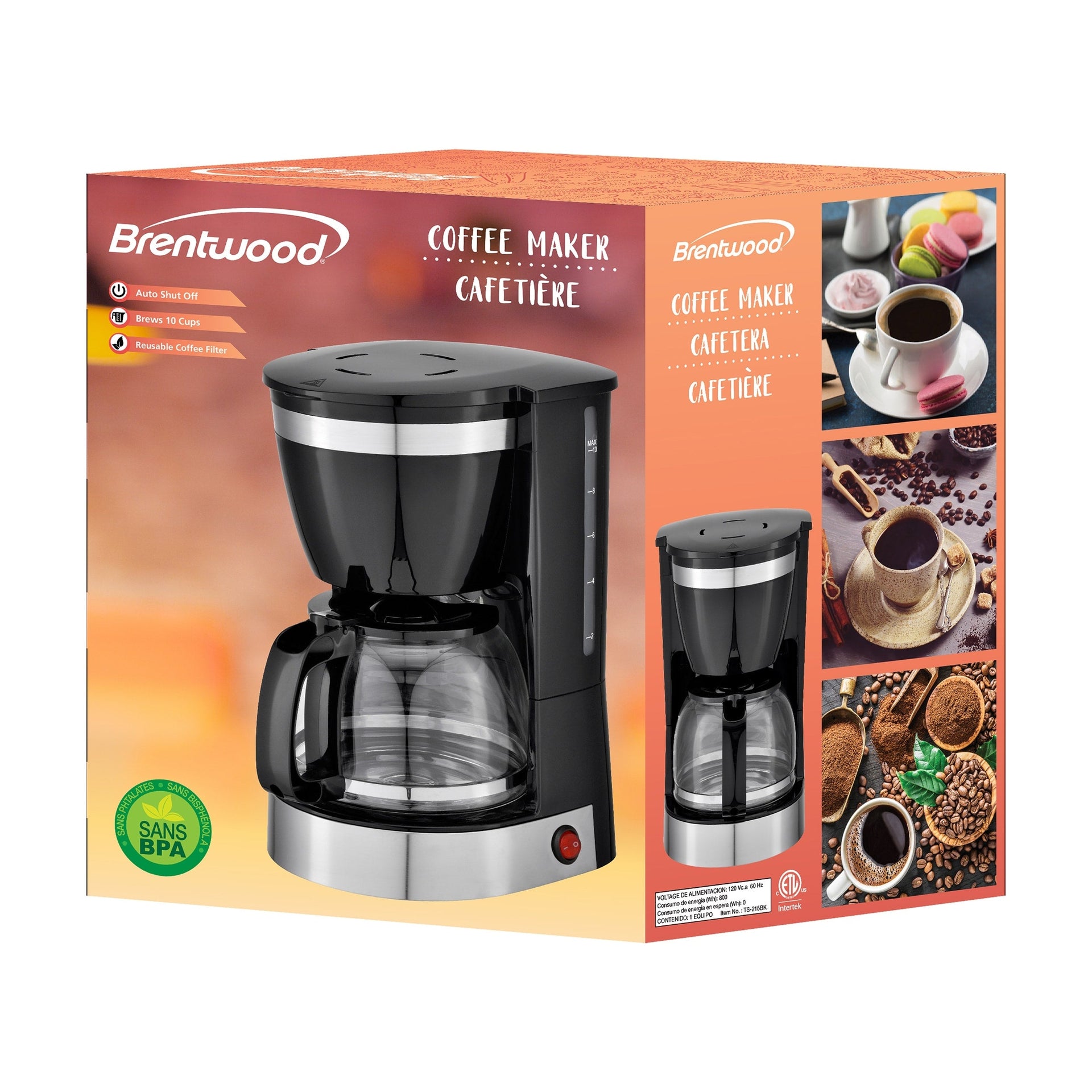 80 Ounce Coffee Maker in Onyx