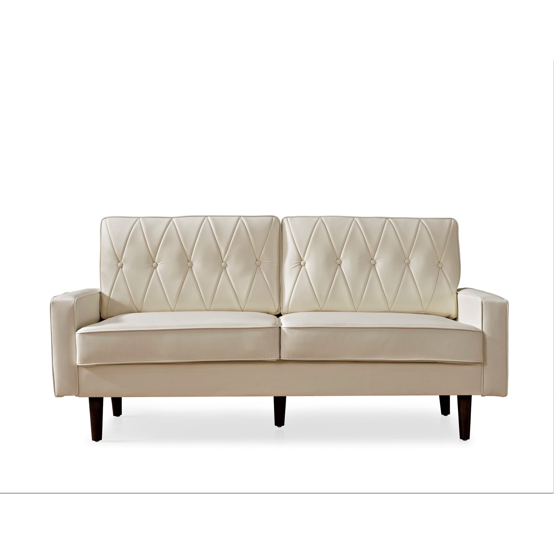 Acire 69.3 Faux Leather Cushion Back Sofa