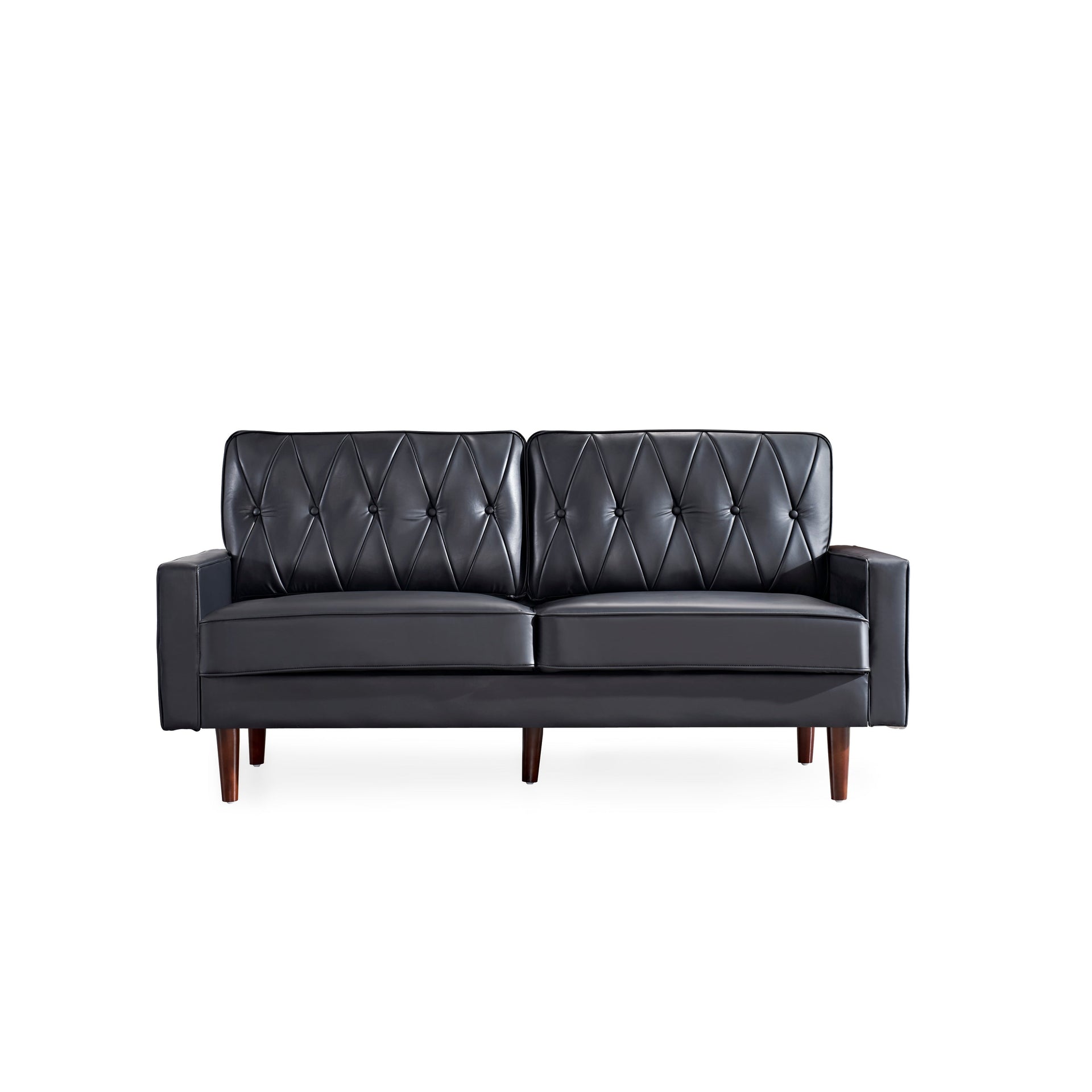 Acire 69.3 Faux Leather Cushion Back Sofa