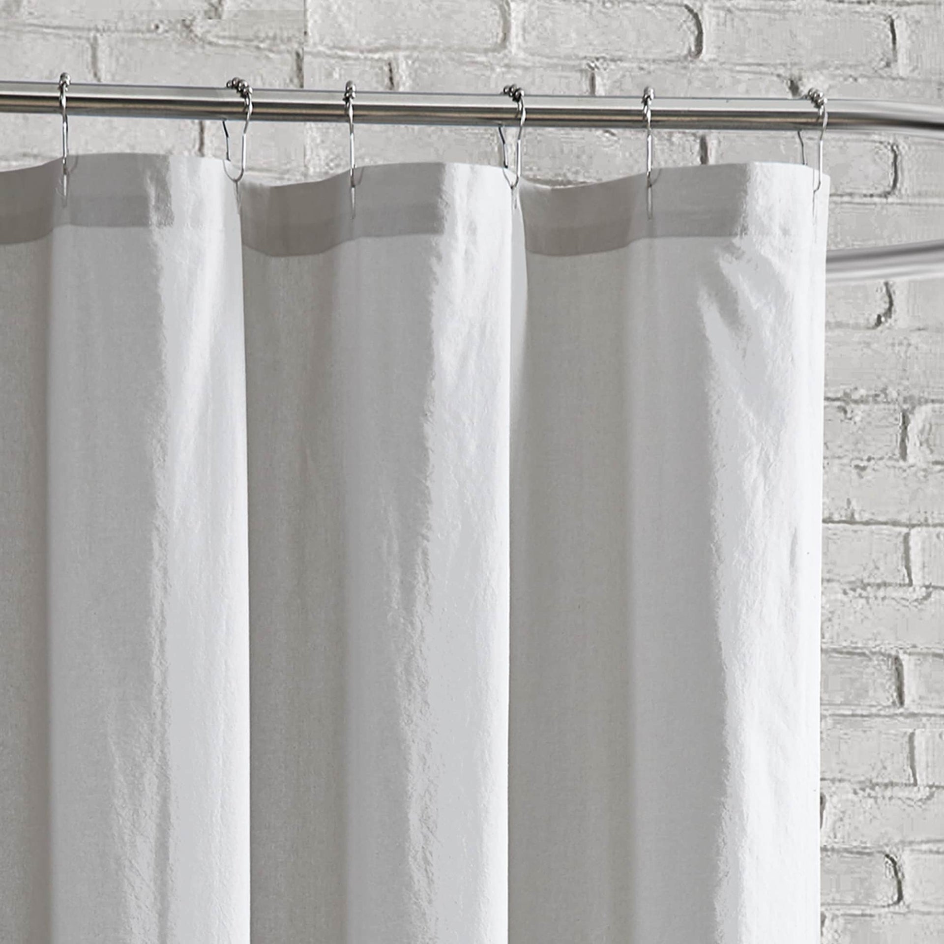 Adalee Rose Chenille Tufted Floral Shower Curtain