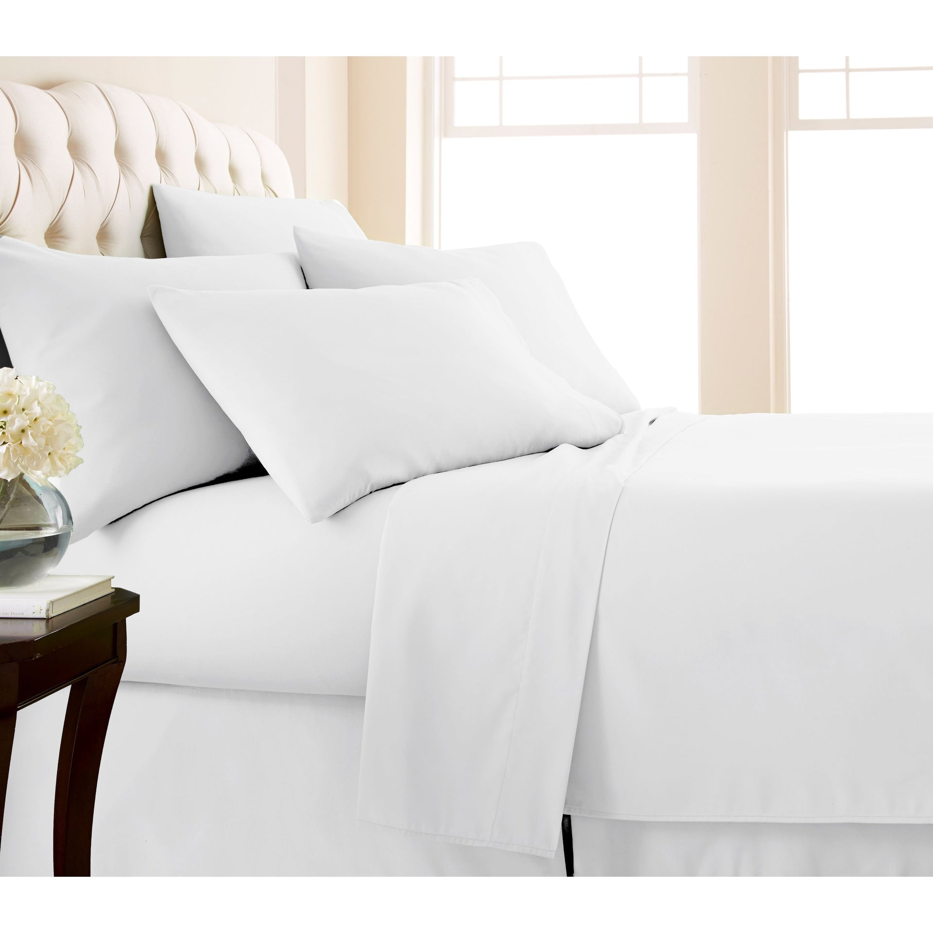 Adjustable Mattress Split King Ultra-Soft 7-piece Bed Sheet Set