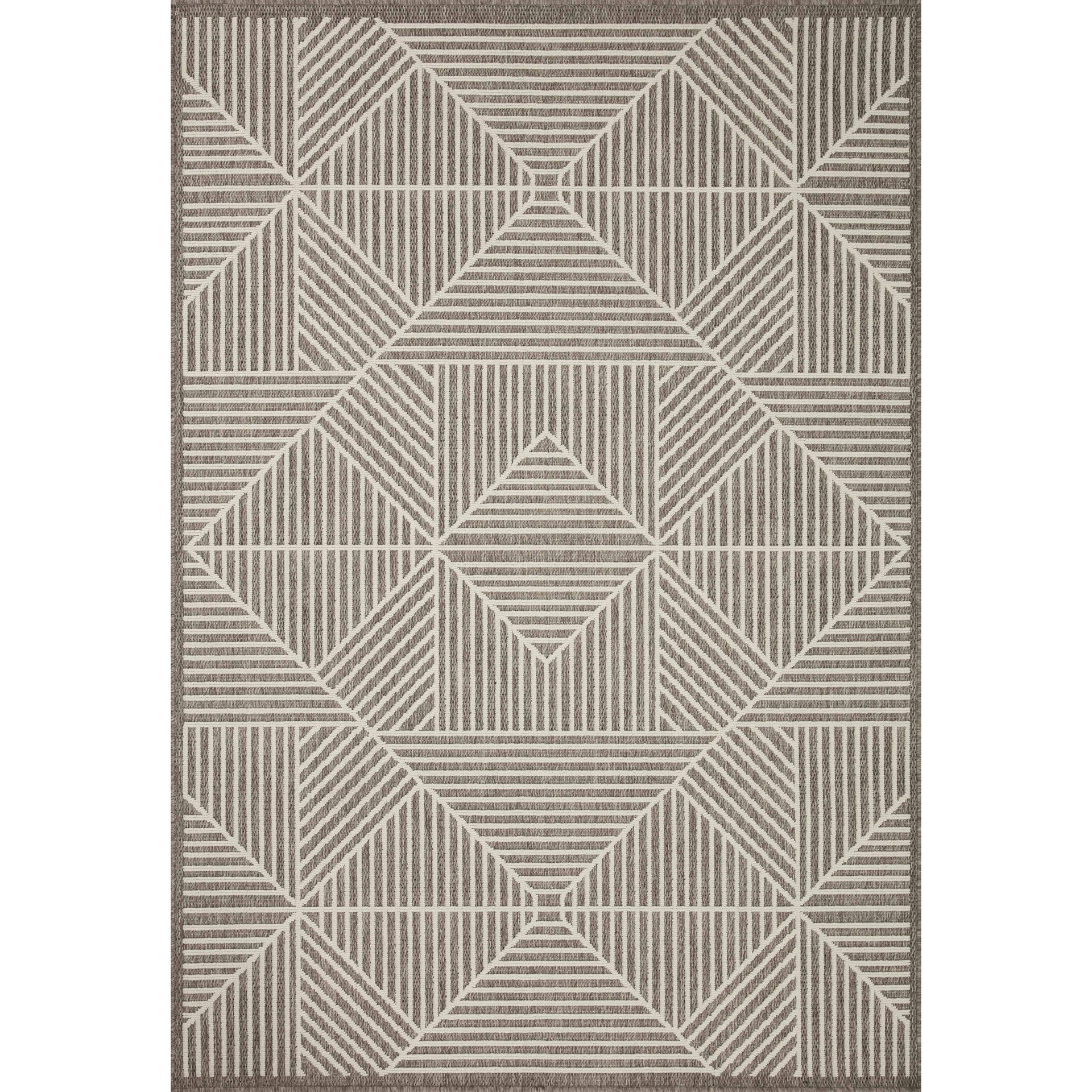 Alexander Home Renee Geometric Modern Indoor / Outdoor Rug