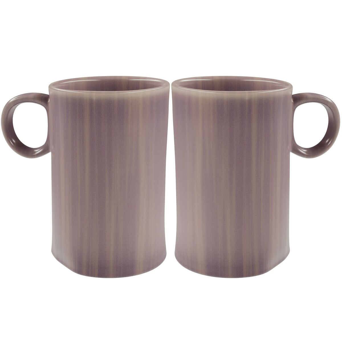 American Atelier Stoneware Loop Handle Mugs Set of 2