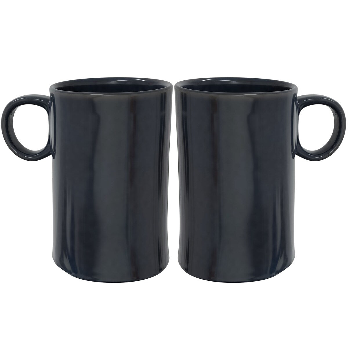 American Atelier Stoneware Loop Handle Mugs Set of 2