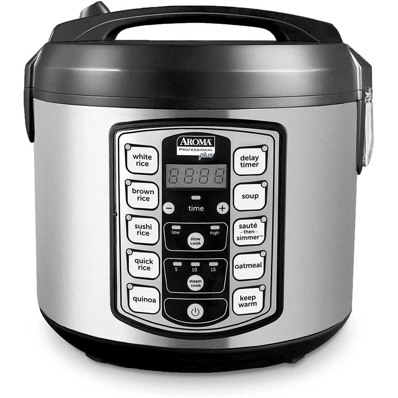 Aroma Professional 20-Cup (Cooked) Digital Rice Cooker, Slow Cooker & Food Steamer