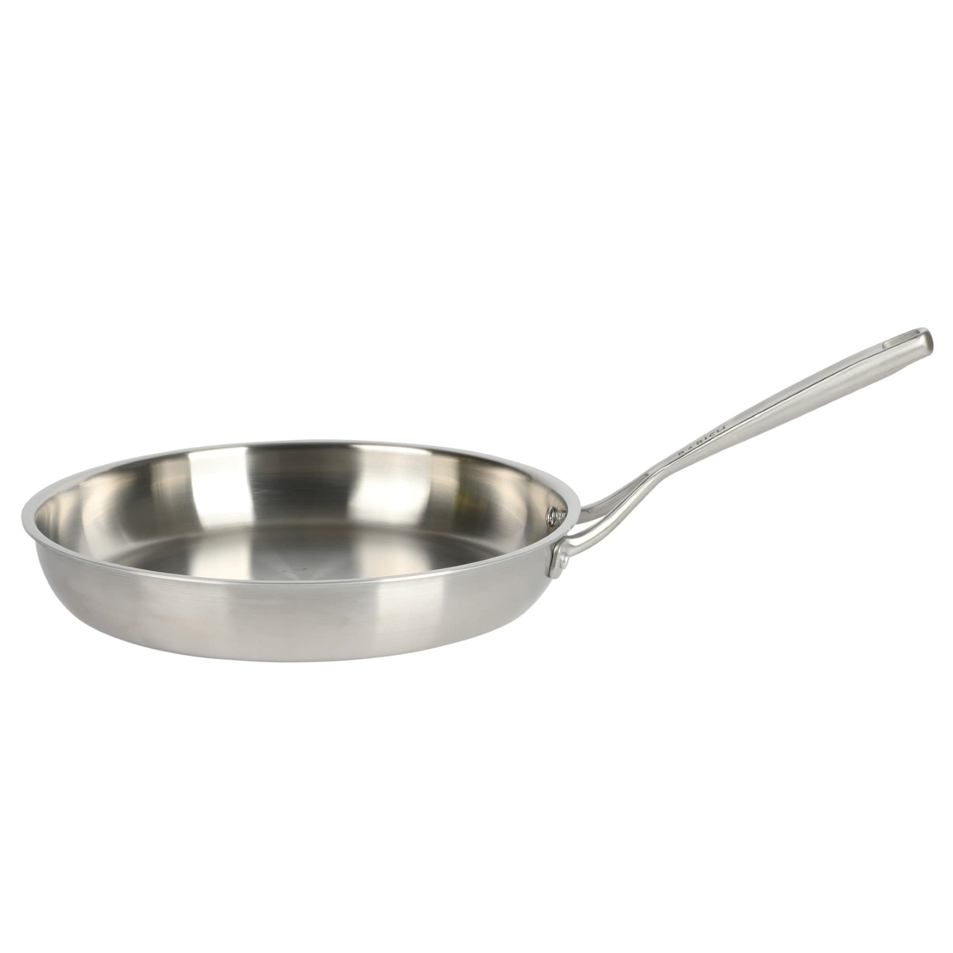 Babish 12 Inch Stainless Steel Triply Professional Grade Fry Pan w/ Stainless Lid
