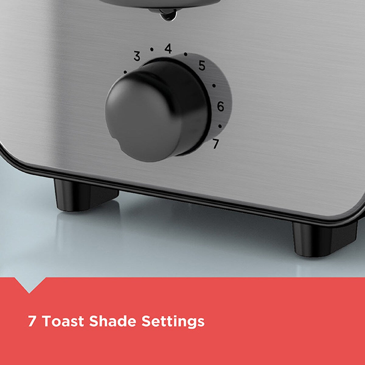 Black and Decker 2 Slice Stainless Steel Toaster