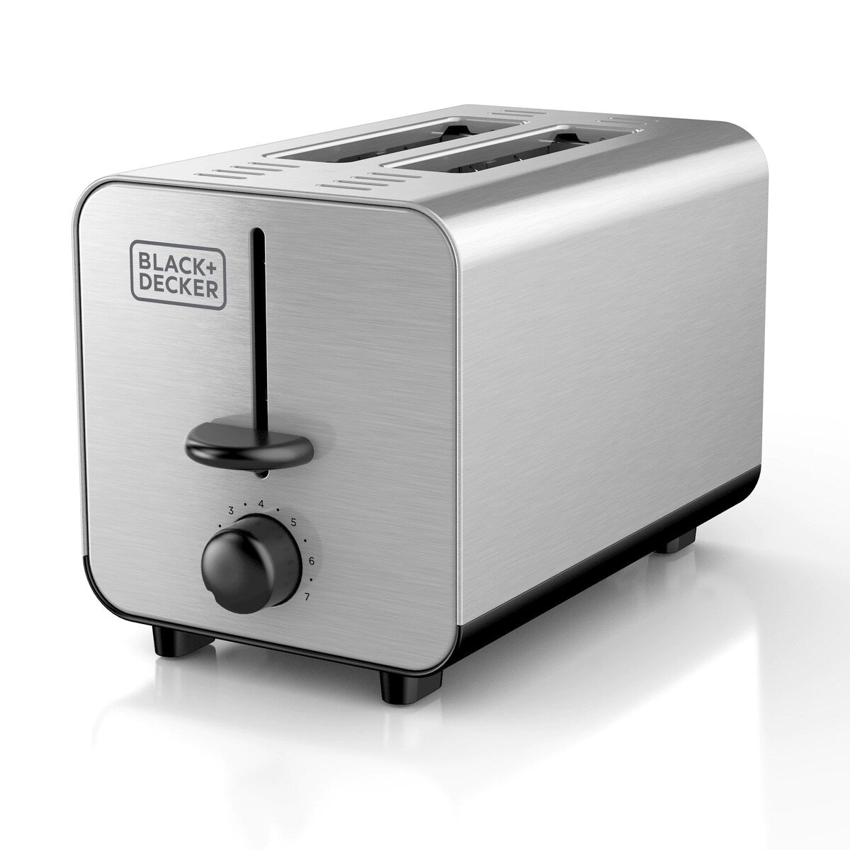 Black and Decker 2 Slice Stainless Steel Toaster