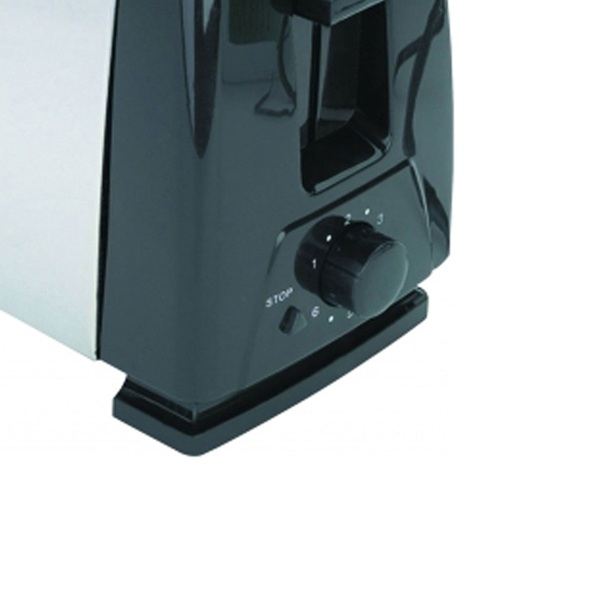 Brentwood 2-SLICE TOASTER (STAINLESS STEEL AND BLACK) - 10.2 x 6.8 x 5.6
