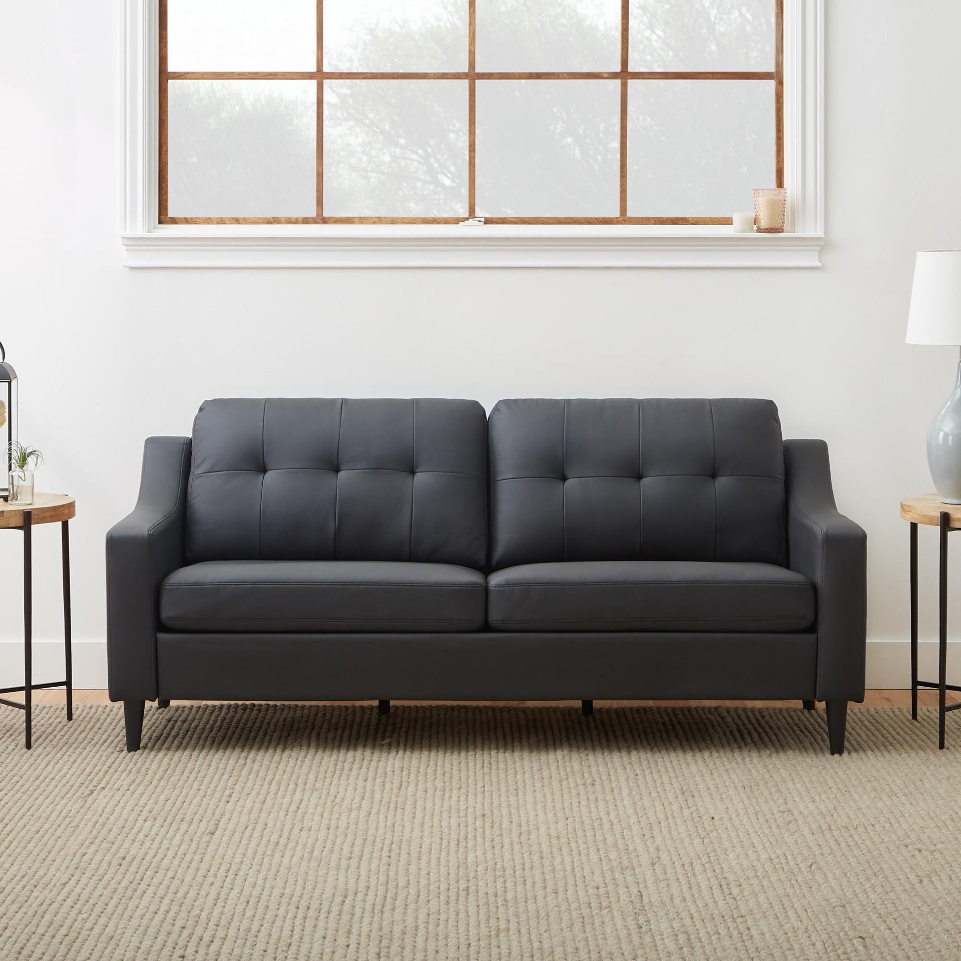 Brookside Ellen 75 Upholstered Scooped Arm Sofa