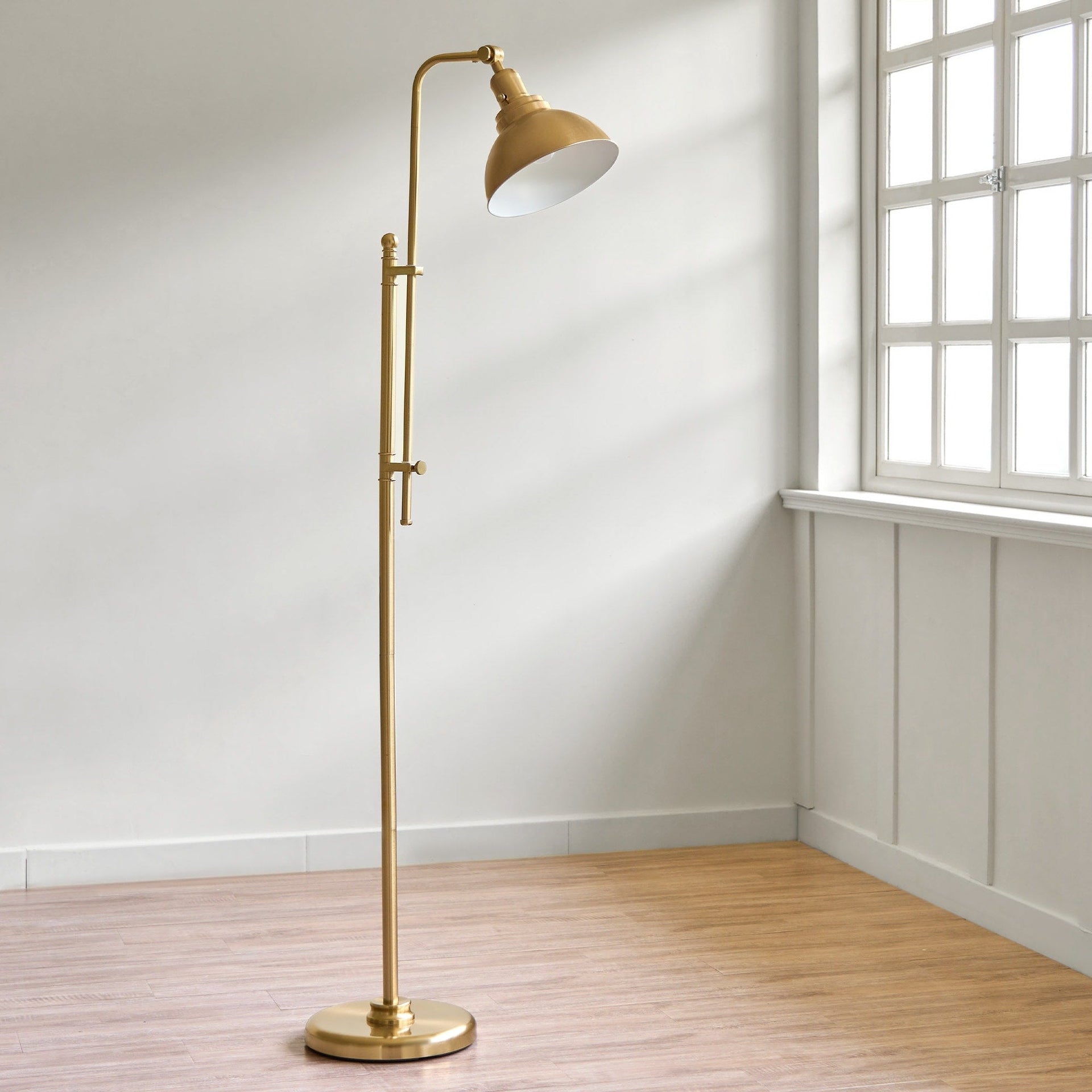 CO-Z 65 Rustic Pharmacy Task Floor Lamp with Adjustable Metal Shade