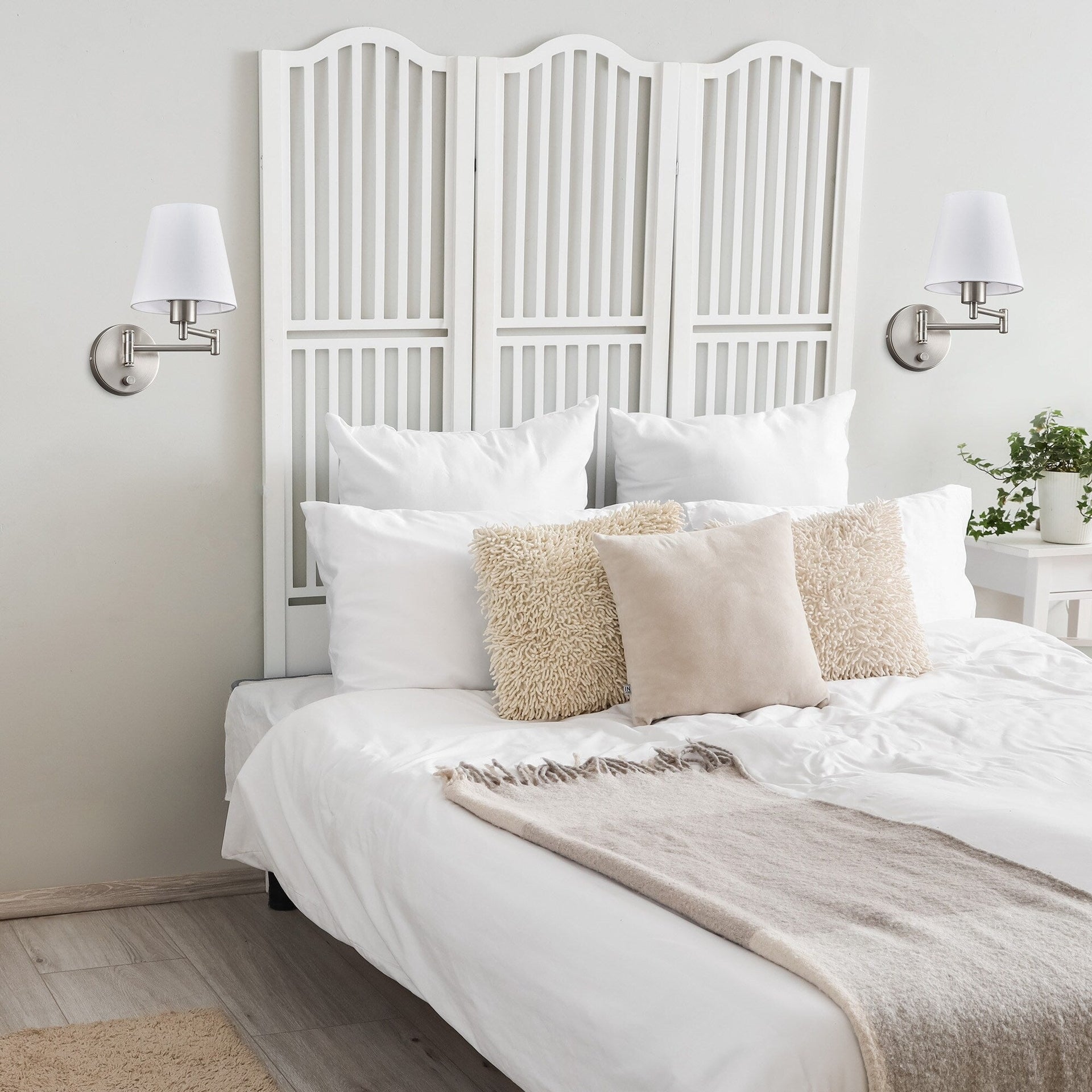CO-Z Plug-in Swing Arm Wall Mount Sconce