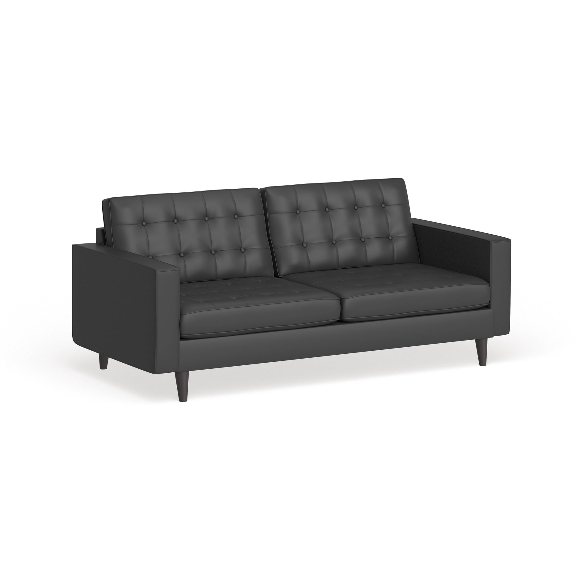 Carson Carrington Eggedal Tufted Bonded Leather Sofa