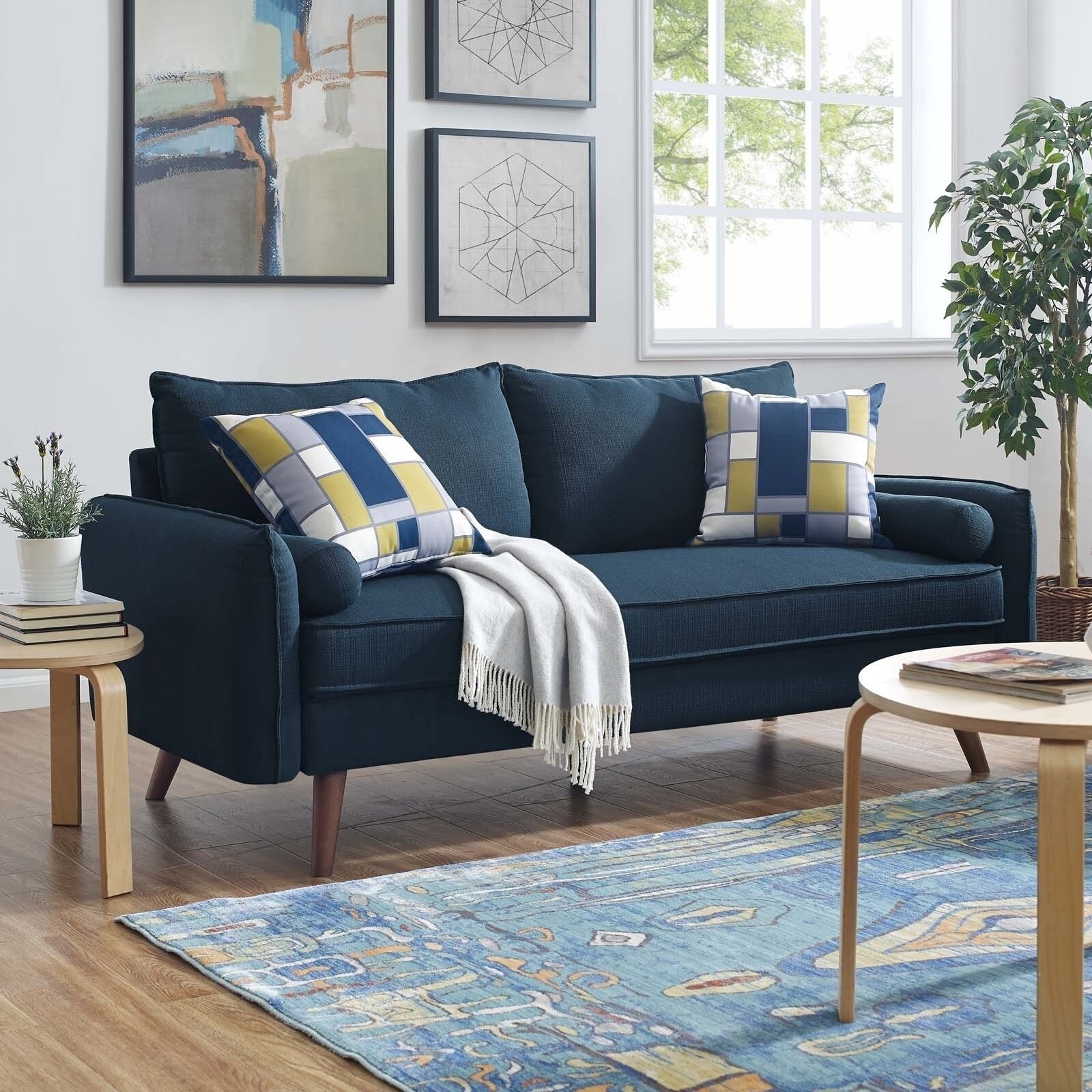 Carson Carrington Hedeby Upholstered Fabric Sofa - 32.5''L x 72''W x 33.5''H