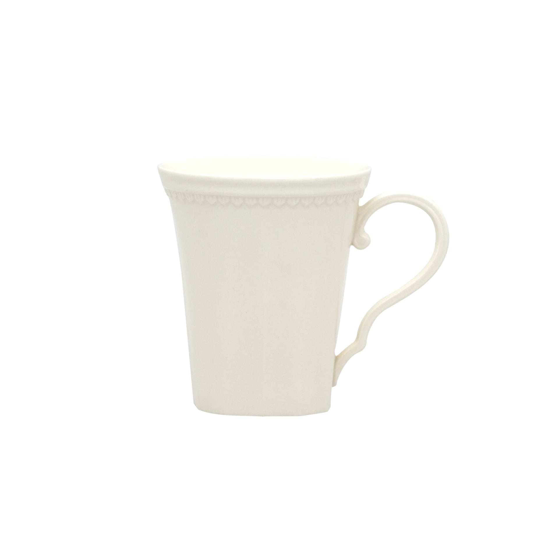Classic White Mugs 14oz Set/4