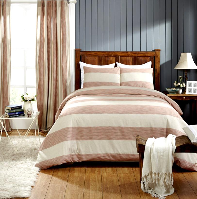 Hampton Duvet & Shams - Coral