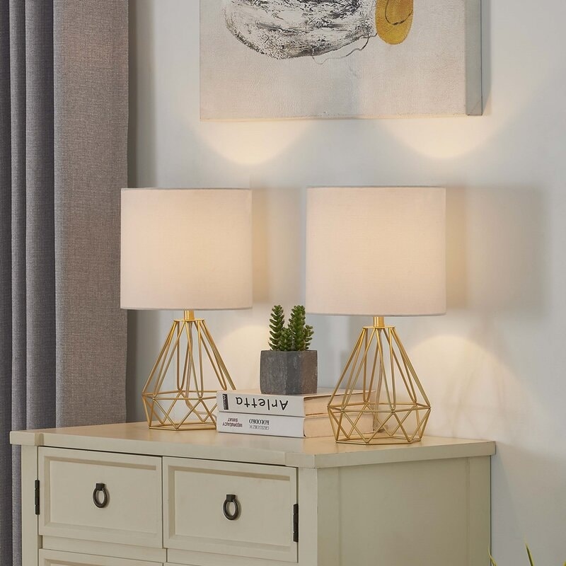20.5 Bedside Table Lamp Set (Set of 2)