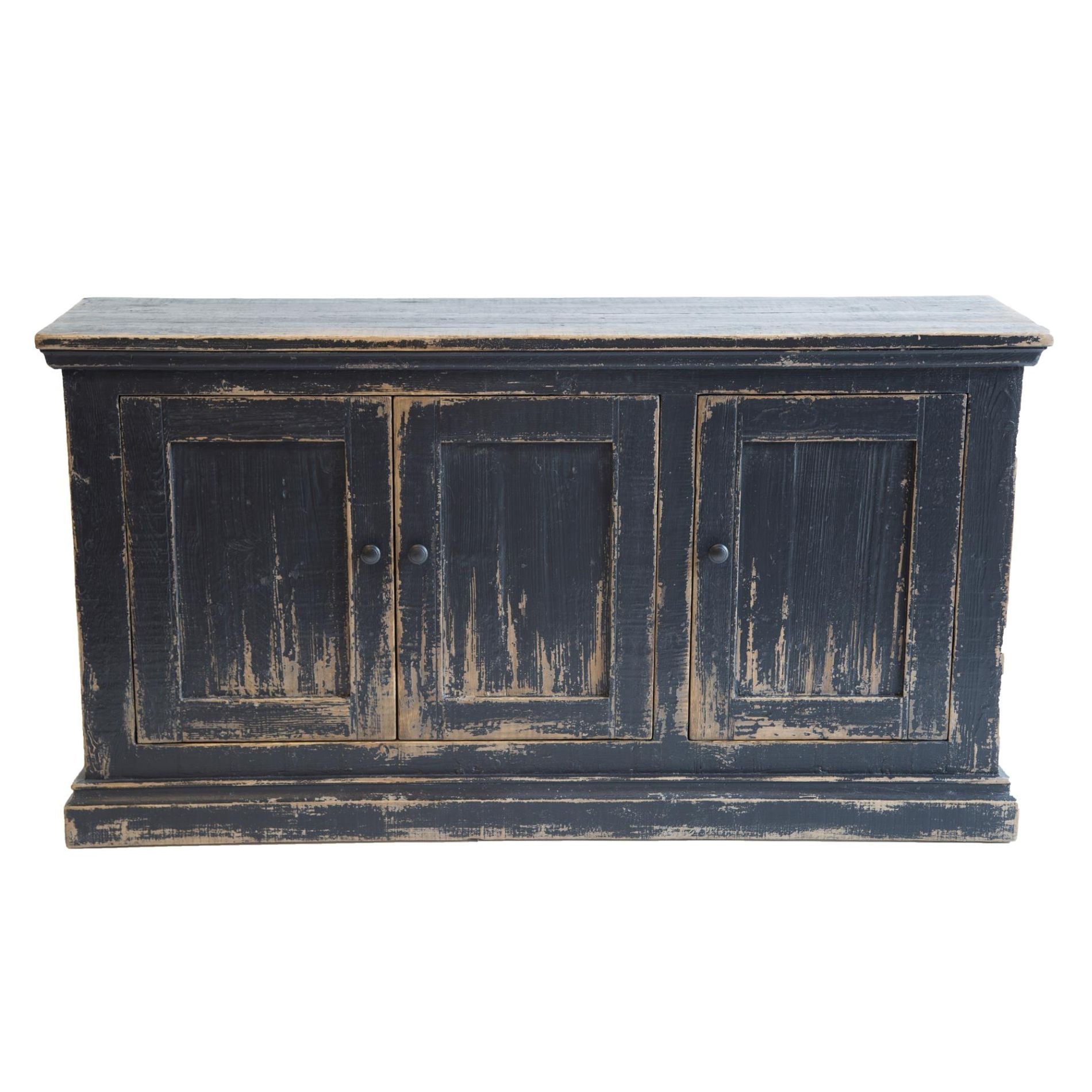 Mira 3-Door Sideboard - Antique Black