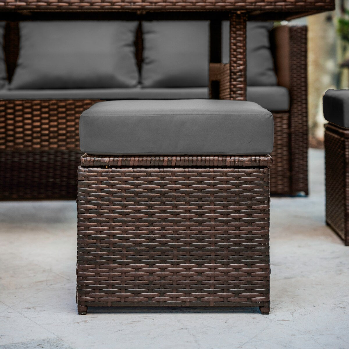 Nestl 7-Piece Outdoor Wicker Patio Dining Set