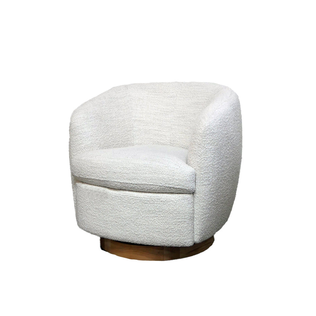 Niko Swivel Chair - Pearl