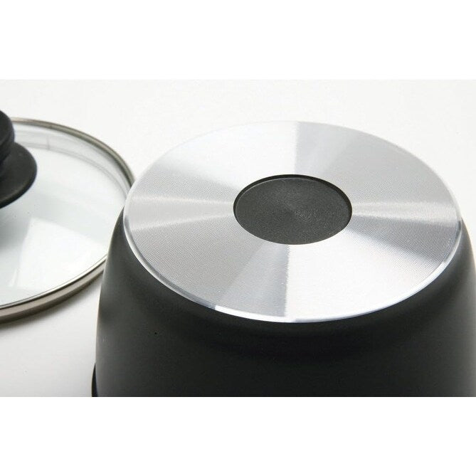 Norpro 1 Quart Nonstick Mini Pot with Vented Tempered Glass Lid