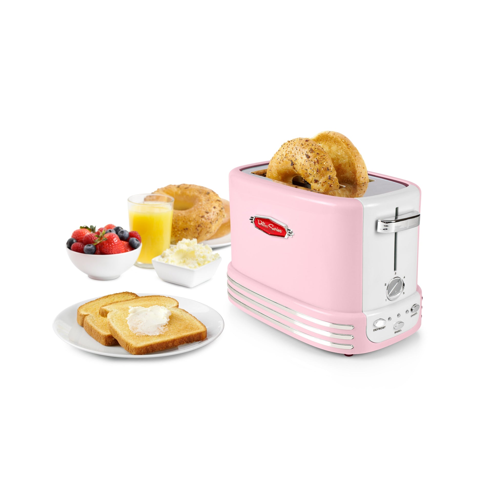 Nostalgia Retro 2-Slice Bagel Toaster