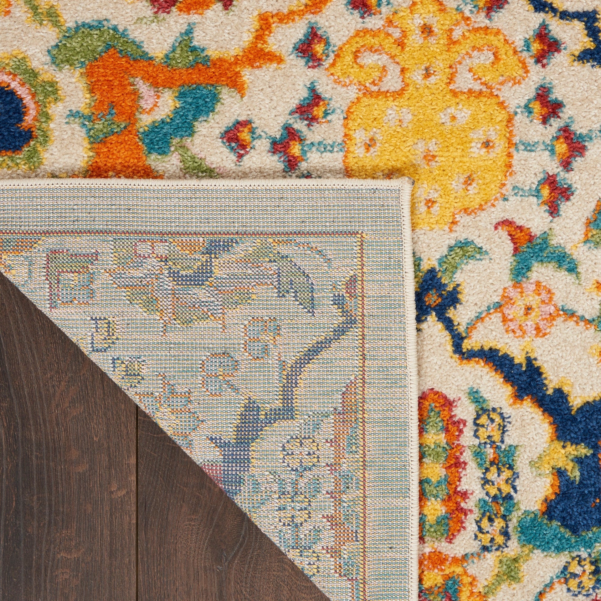 Nourison Allur Contemporary Boho Floral Medallion Area Rug