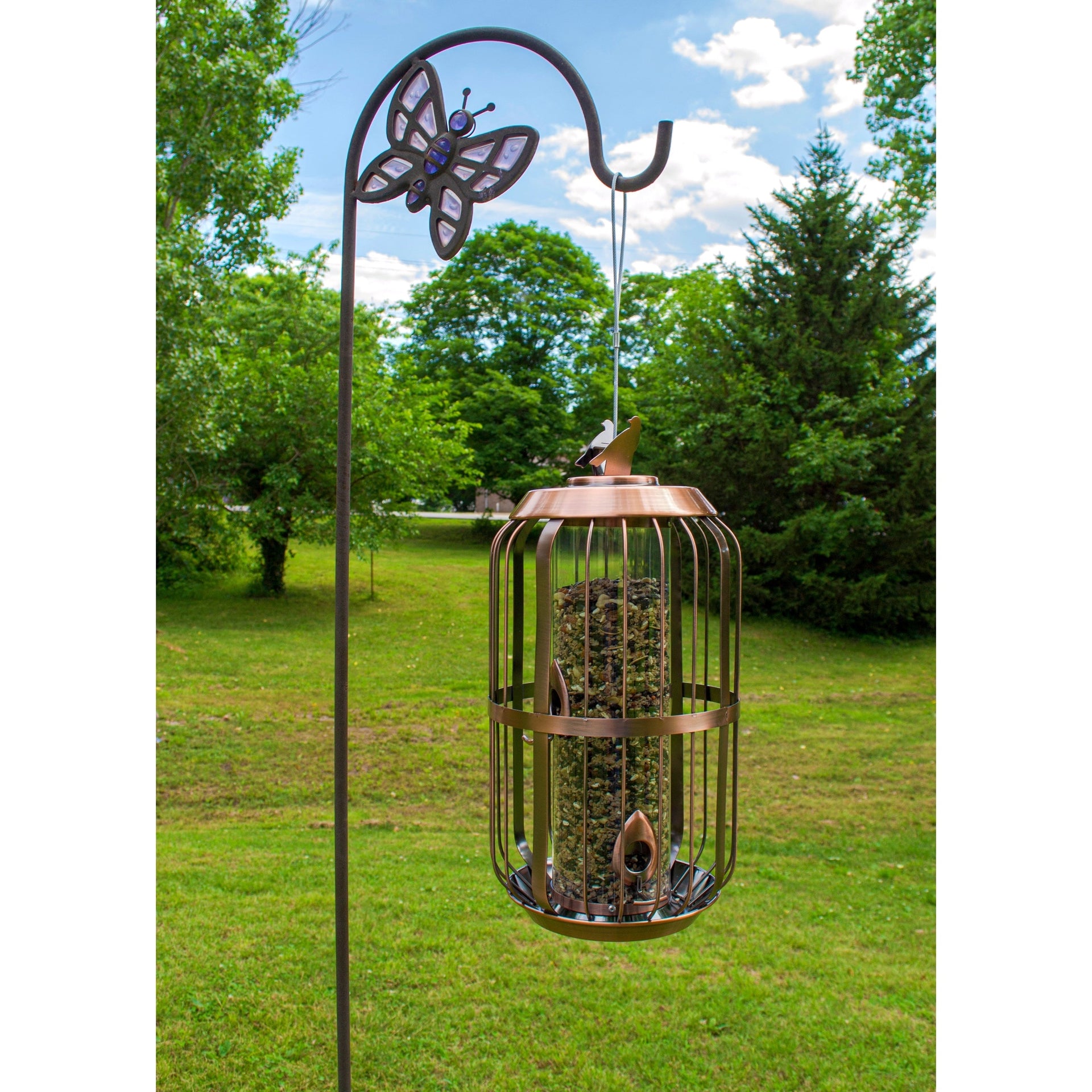 Outdoor Leisure Products Deluxe Bird Feeder in Copper