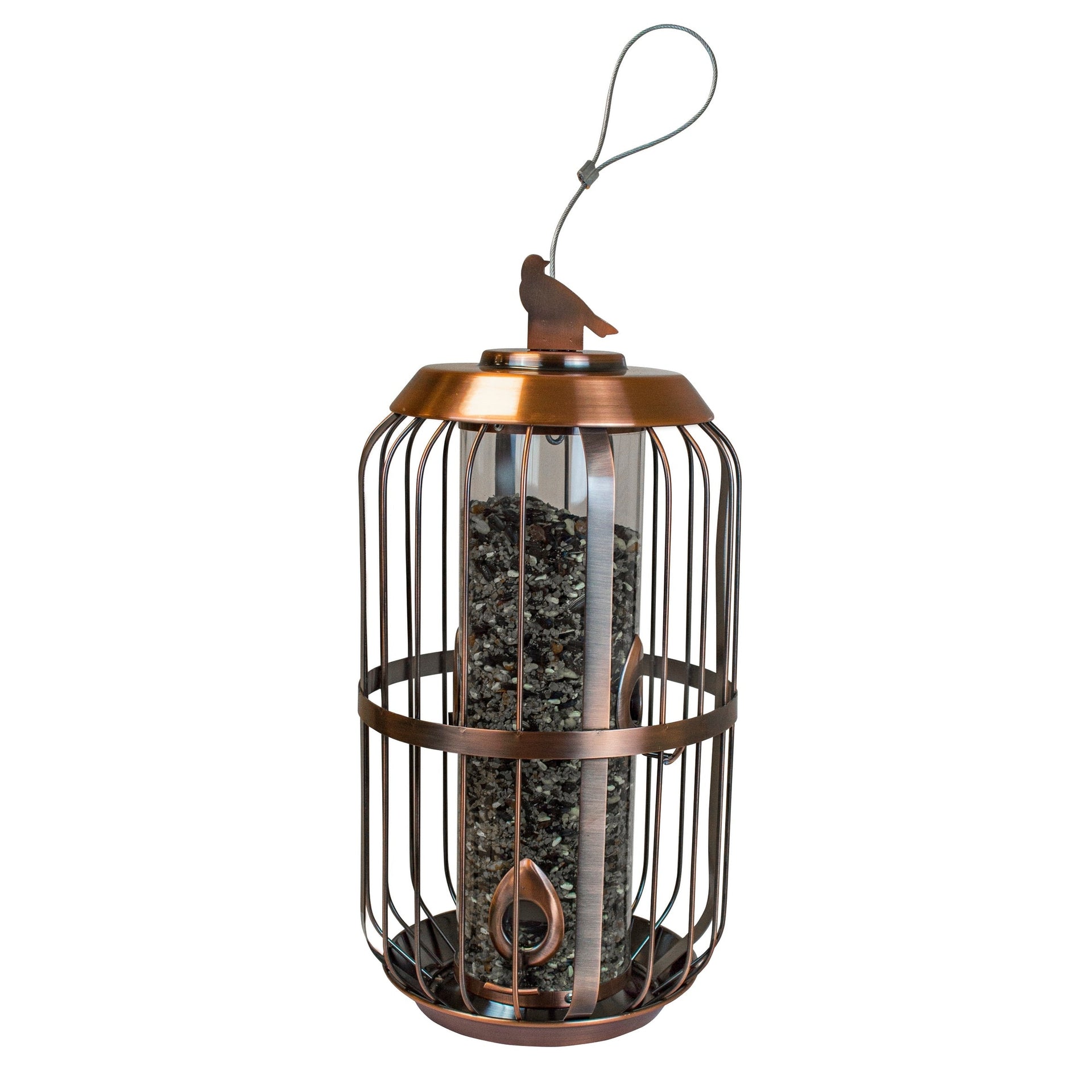 Outdoor Leisure Products Deluxe Bird Feeder in Copper