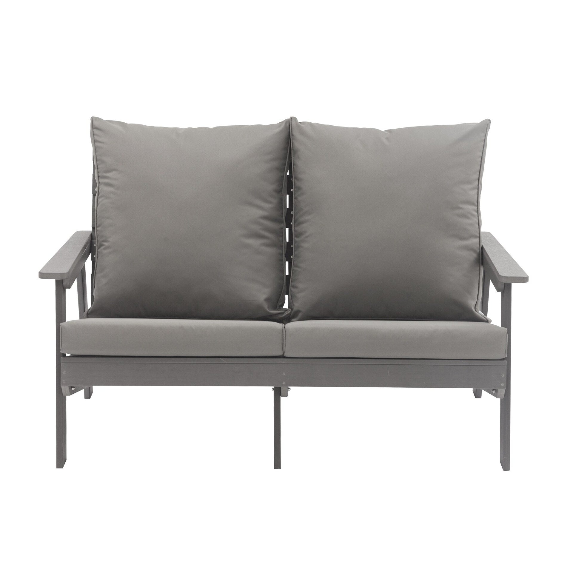 Patio Sofa Outdoor Loveseat Sofa 2-Seater