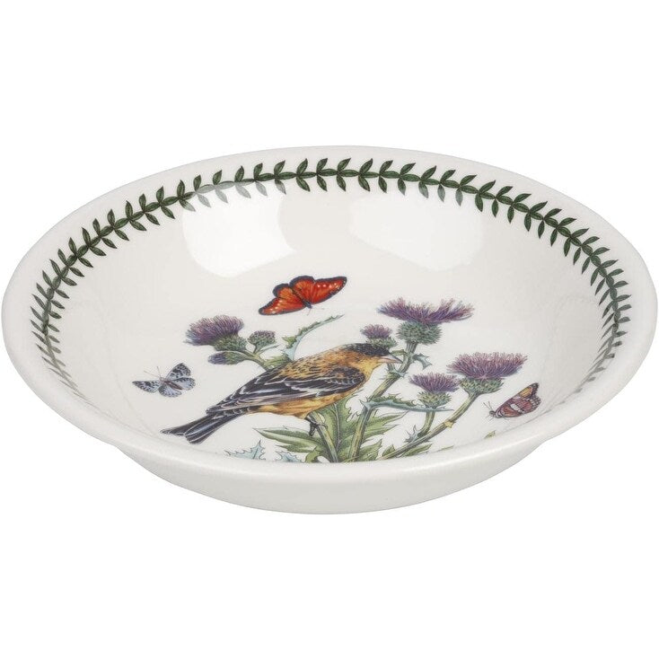 Portmeirion Botanic Garden Birds Collection Pasta Bowl Set of 6 - 8.5 inch
