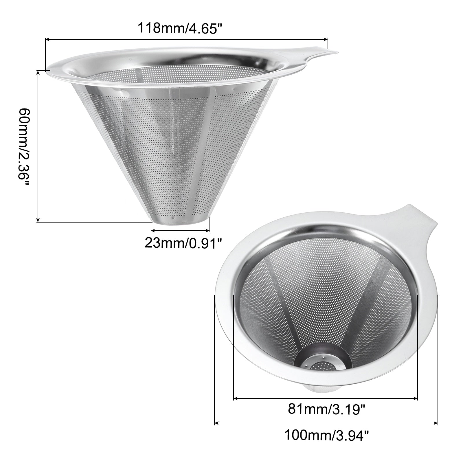 Pour Over Coffee Dripper Filter Maker