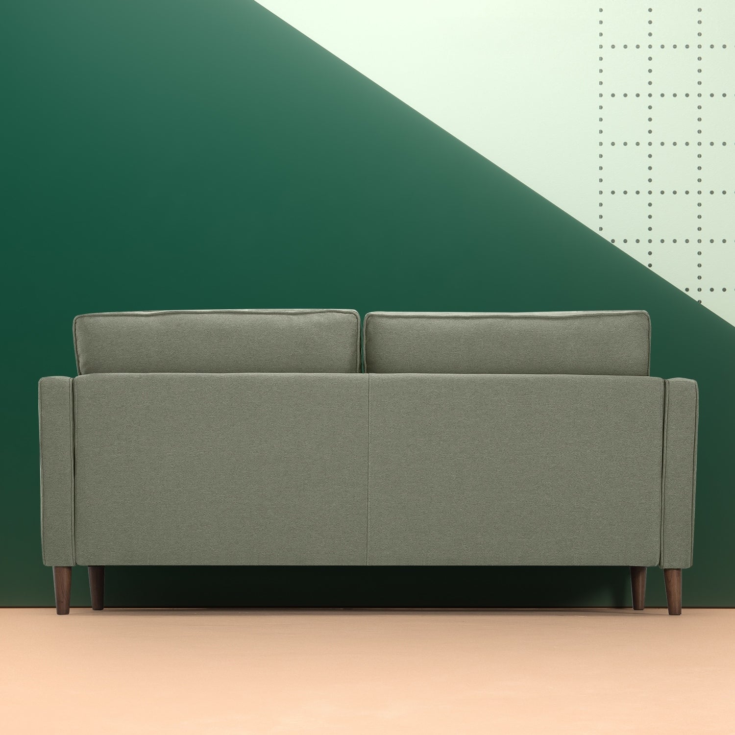 Priage by ZINUS Pear Green Button Tufted Sofa