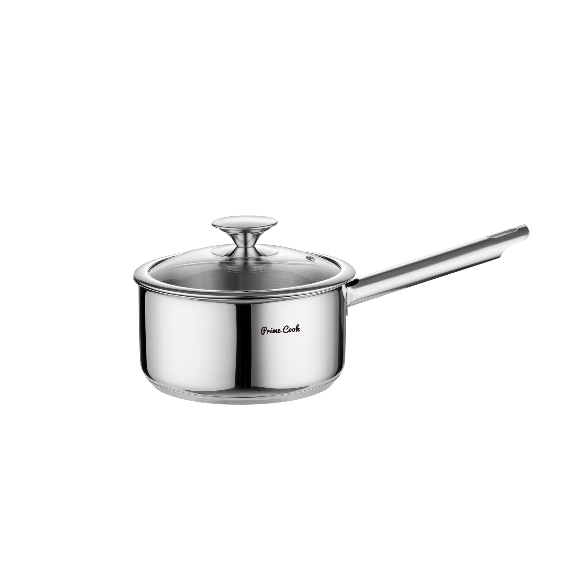 Prime Cook Stainless Steel Saucepan with Lid 2 QUART (3 sizes)